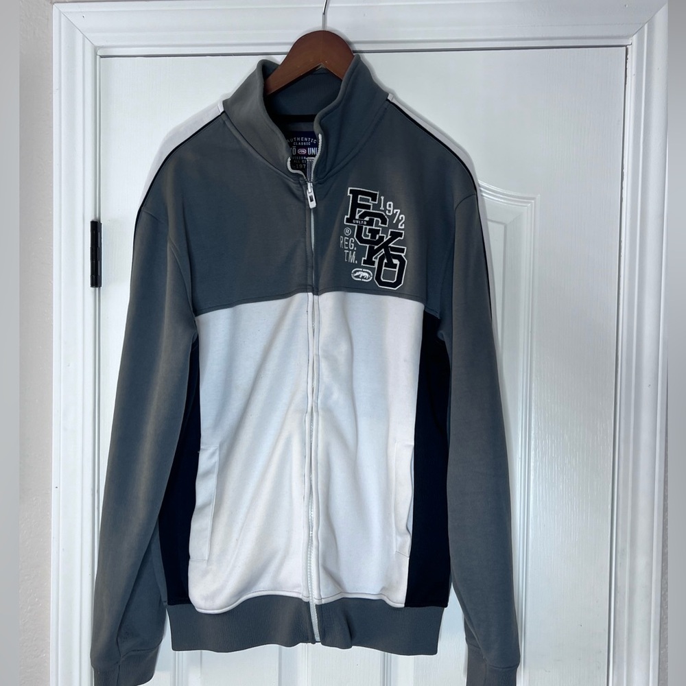 Ecko Unlimited Men's Full Zip Jacket - 1972 Division All City edition - medium